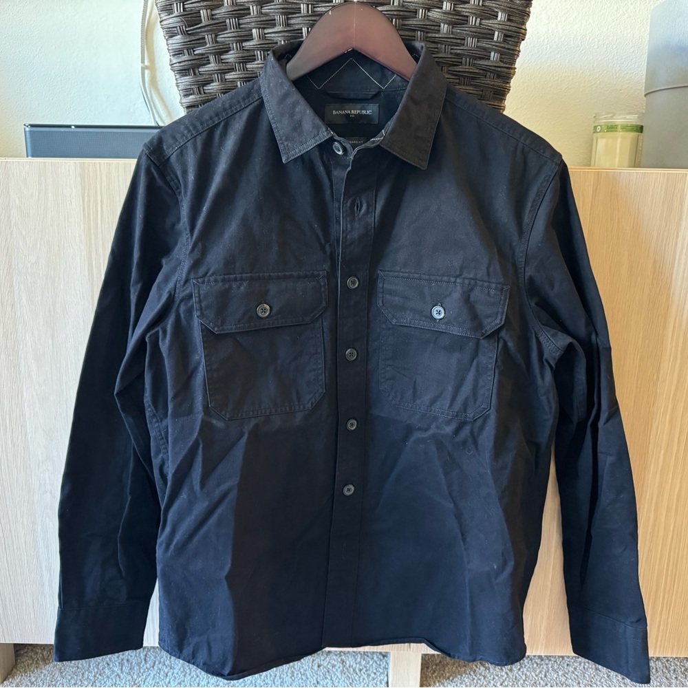 Banana Republic Long Sleeve Utility shirt size small